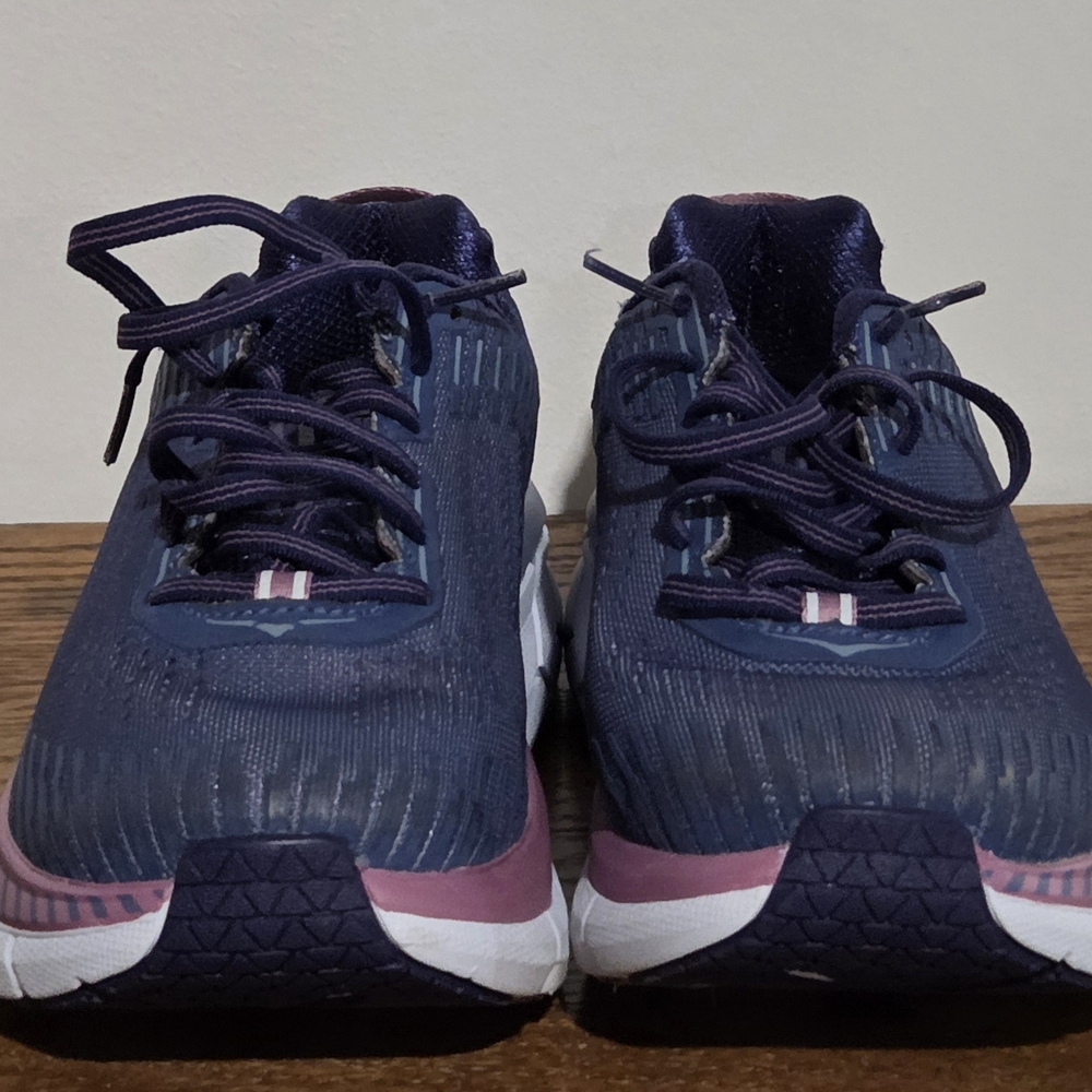 Hoka Women's Blue and Pink Athletic Shoes - Picture 4 of 6